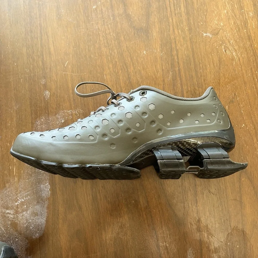 Adidas Porsche Sport Design Bounce S4 Mens Shoe Size 11.5 Green Carbon Fiber